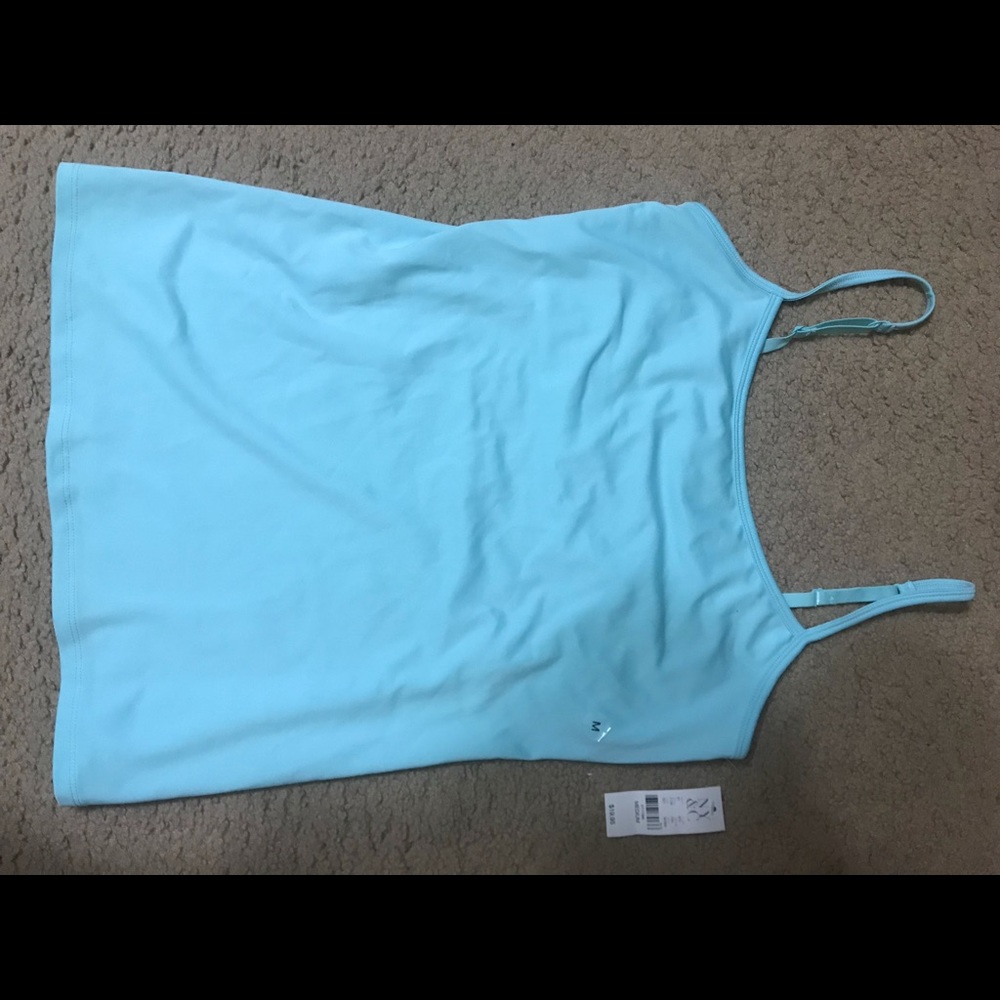 Light blue sleek layering tank